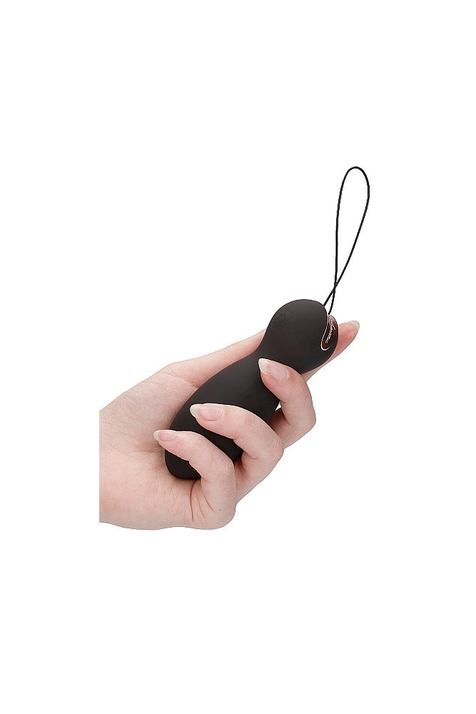 Shots Toys - Elegance - Purity 2-In-1 Vibrator with Remote Control - Black Sex Toy - Tophatter Daily Deals