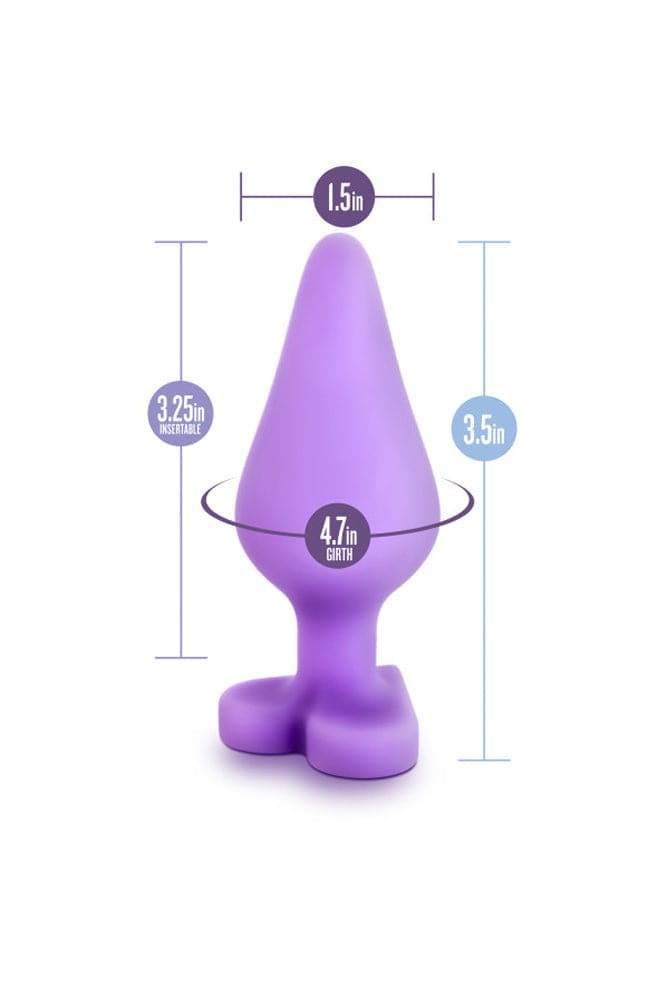 Blush Novelties - Play with Me - Naughty Candy Heart Butt Plug - Assorted Colors Sex Toy - Tophatter Daily Deals