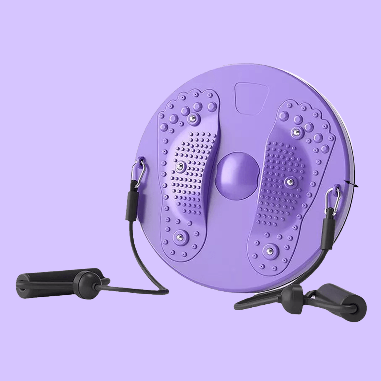 Waist Twisting Disc - Twist Board Foot Massage Home Fitness Exercise Equipment Purple Exercise & Fitness - Tophatter Daily Deals