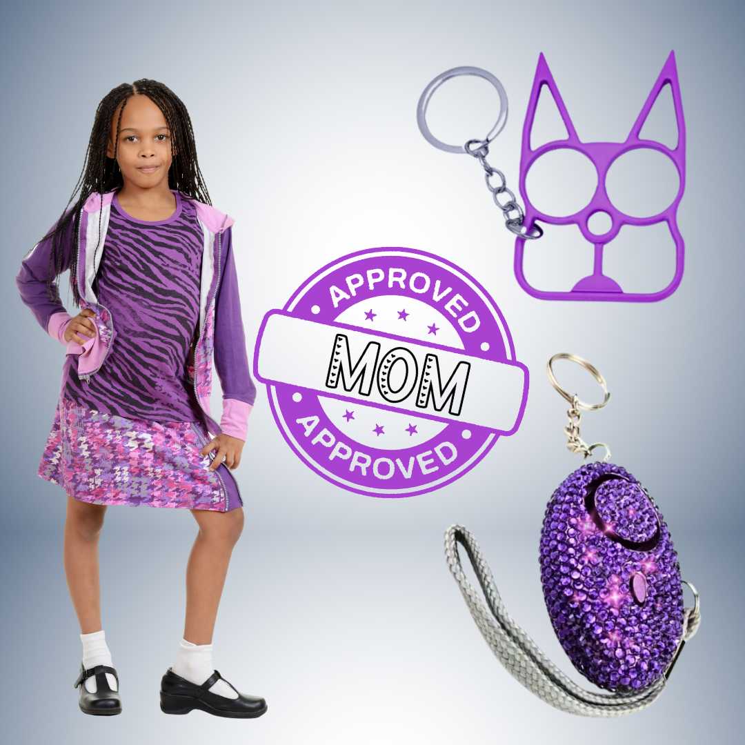 Glam Shield Personal Self-Defense Keychain Duo Purple Package Deals - Tophatter Daily Deals