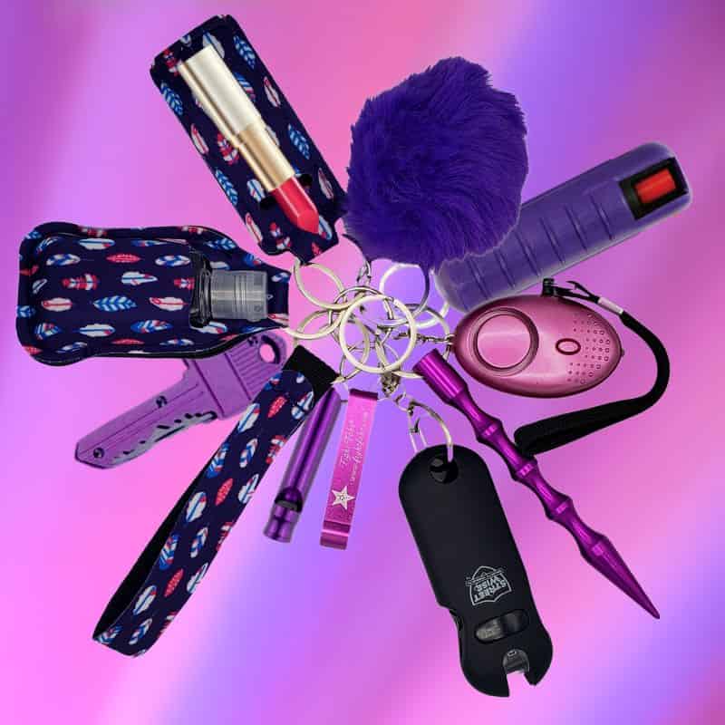 Fight Fobs® Tribe Vibe Boho Self Defense Key Chain Set Self-Defense Keychains - Tophatter Daily Deals