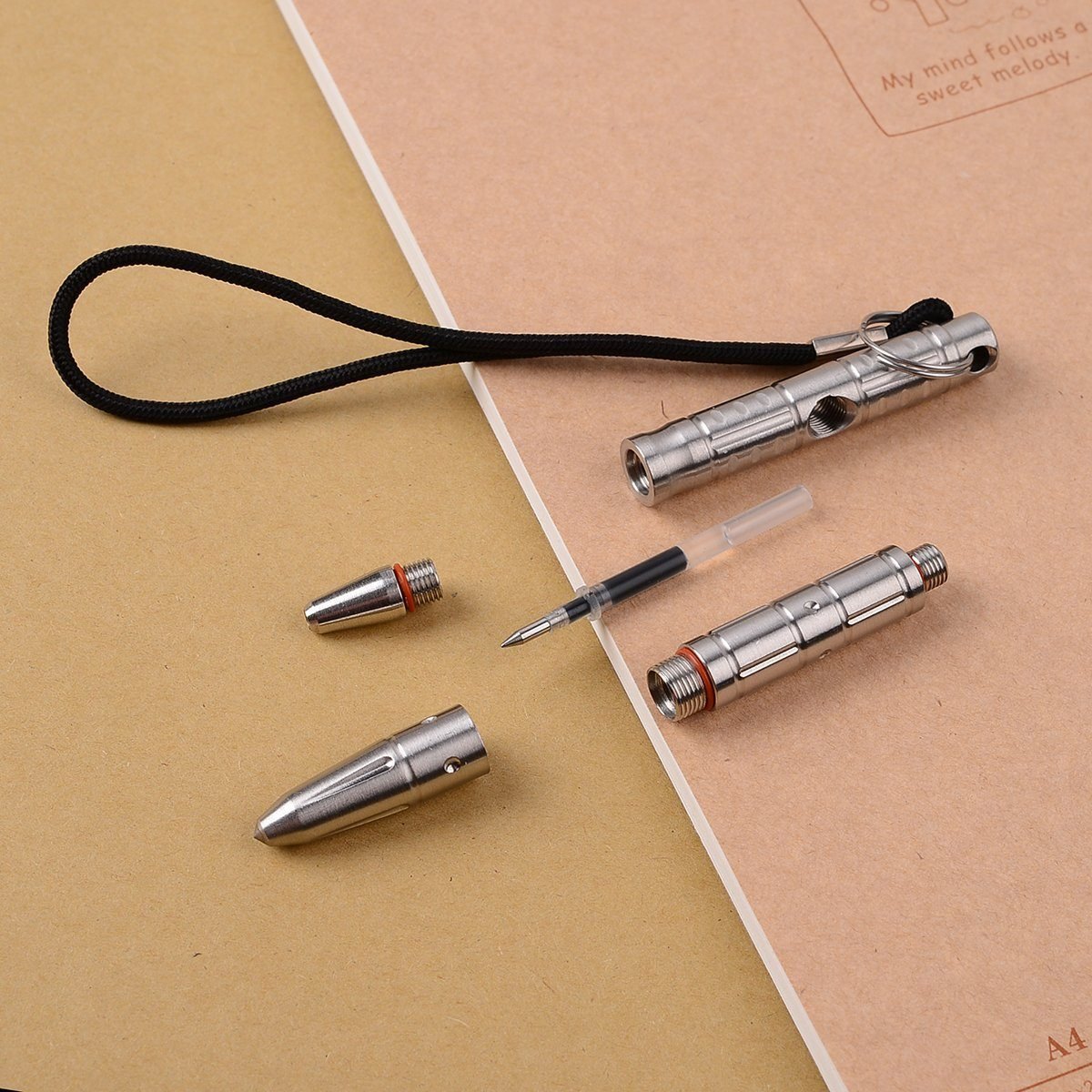 Push Dagger EDC Tactical Pen Self Defense Kubotan - Tophatter Daily Deals