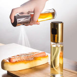 Push Type Olive Oil Spray Bottle Kitchen Tools & Gadgets - Tophatter Daily Deals