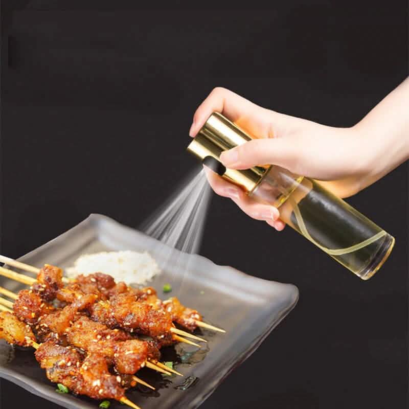 Push Type Olive Oil Spray Bottle Kitchen Tools & Gadgets - Tophatter Daily Deals