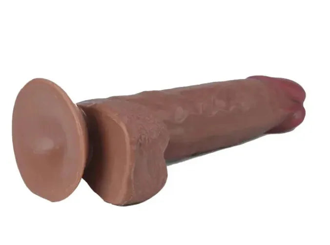 Real Skin 7.5 Inch Dual-Layer Sliding Skin Dildo > Dildos > Realistic Dildos - Tophatter Daily Deals