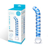Mr Swirly 6.5 Inch Glass G-Spot Dildo for Intimate Pleasure > Glass > Dildos - Tophatter Daily Deals