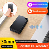 Ultra-Thin Mini Voice Recorder 8GB Digital Sound Activated recorder (10HRS) - Tophatter Daily Deals