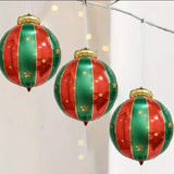 15-Pack: Giant Inflatable Christmas Ornament Balloons, Red and Green Christmas Decorations - Tophatter Daily Deals