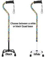 Mosaic Stained: Supportive Quad Base Cane - Comfort Grip Quad Base Canes - Tophatter Daily Deals