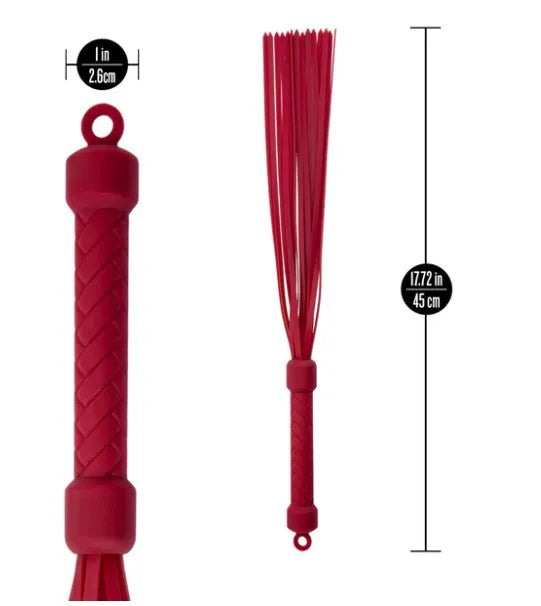 Temptasia Ardor – Silicone Flogger > Bondage Gear > Whips & Floggers - Tophatter Daily Deals