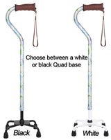 Heavenly Gardens: Supportive Quad Base Cane - Comfort Grip Quad Base Canes - Tophatter Daily Deals