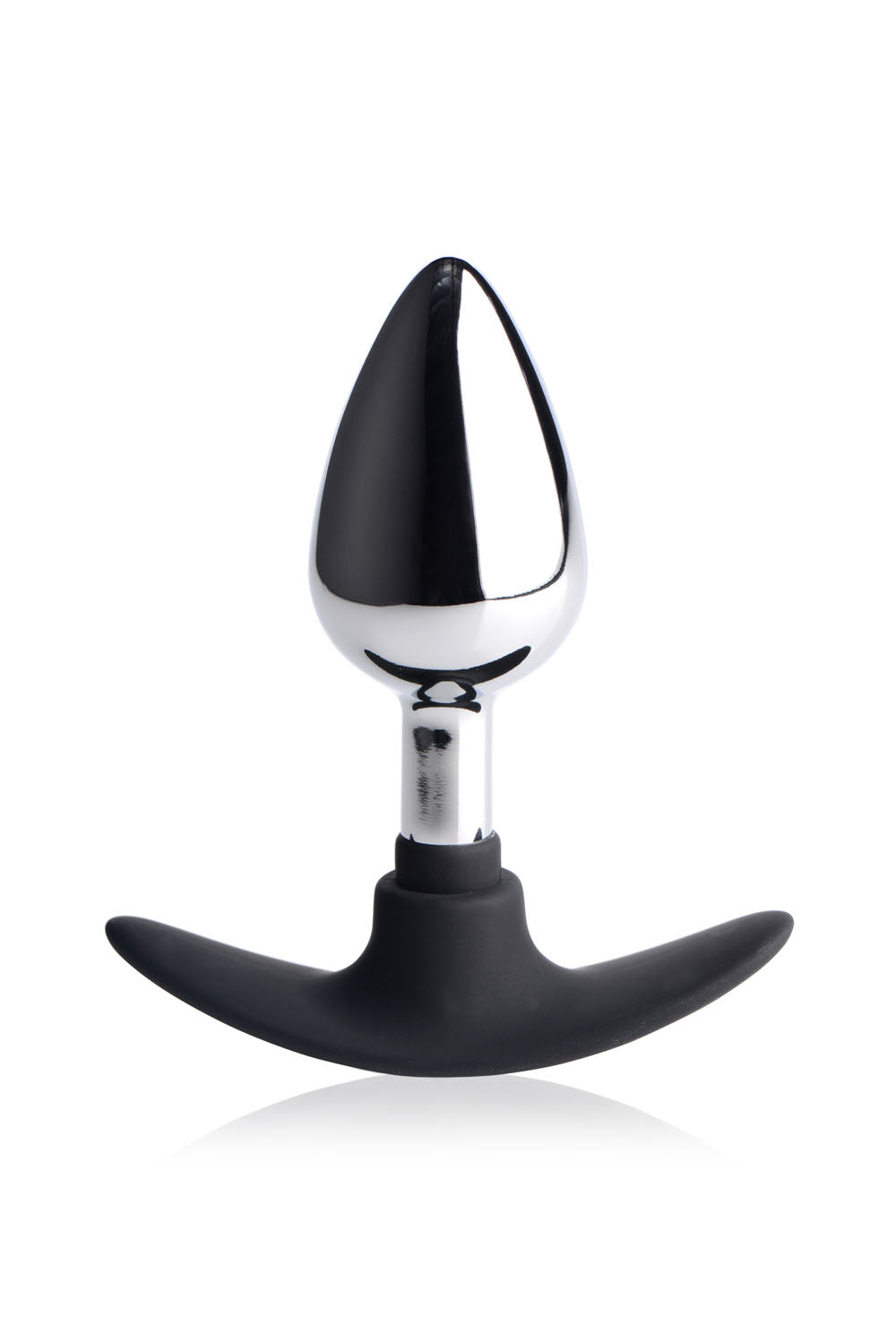 Dark Invader Metal and Silicone Medium Weighted Butt Plug > Anal Range > Butt Plugs - Tophatter Daily Deals