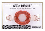 Sex and Mischief Peaches n CreaMe Silicone Lips > Bondage Gear > Gags and Bits - Tophatter Daily Deals