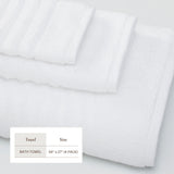 Luxury Combed Cotton Bath Towel Set - Karina Collection Bath - Tophatter Daily Deals