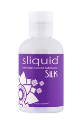 Sliquid Naturals Silk Hybrid Lubricant (125ml) – Vegan Friendly Long-Lasting Personal Lubricant > Lube > Hybrid - Tophatter Daily Deals