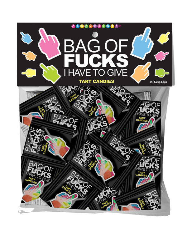 Bag of Fucks I Have to Give Bag of 25 Count > Novelties > Candy & Edible Items - Tophatter Daily Deals