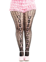 Plus Sweetheart Striped Tights – Plus Size Tights > Clothes > Hosiery > Pantyhose & Tights - Tophatter Daily Deals