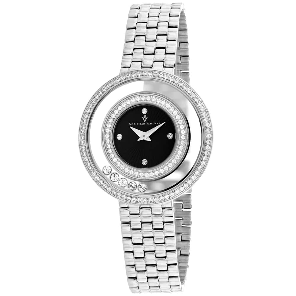 Christian Van Sant Women's Gracieuse // CV4830 Black Watches - Tophatter Daily Deals
