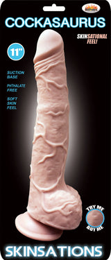 Skinsations Cockasaurus 11 Inch – Realistic Ultra Soft Dildo > Dildos > Large Dildos - Tophatter Daily Deals