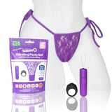 Vibrating Panty Set W/ Remote Ring 4t High Pitch Treble (Grape) > Sex Toys For Ladies > Panty Vibes - Tophatter Daily Deals