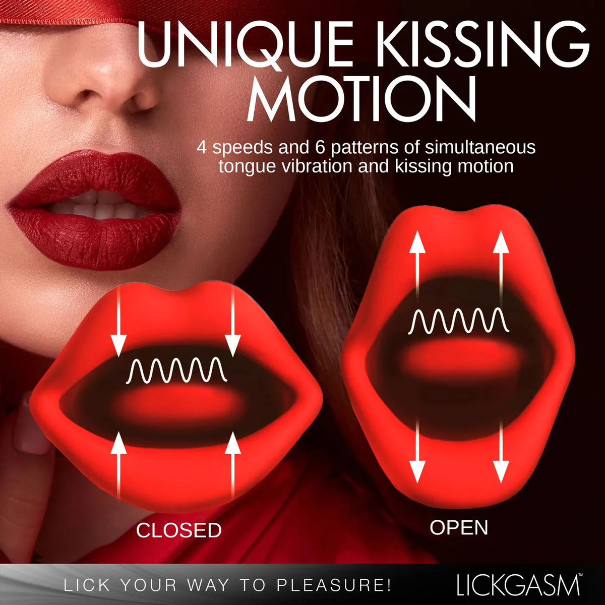 Lickgasm Kiss and Tell Mini – Vibrating Clitoral Stimulator > Sex Toys For Ladies > Clitoral Vibrators and Stimulators - Tophatter Daily Deals