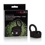 Silicone Adjustable Tri-Snap Scrotum Support Ring Large – Comfortable Silicone Support Ring > Cock Ring > Adjustable - Tophatter Daily Deals