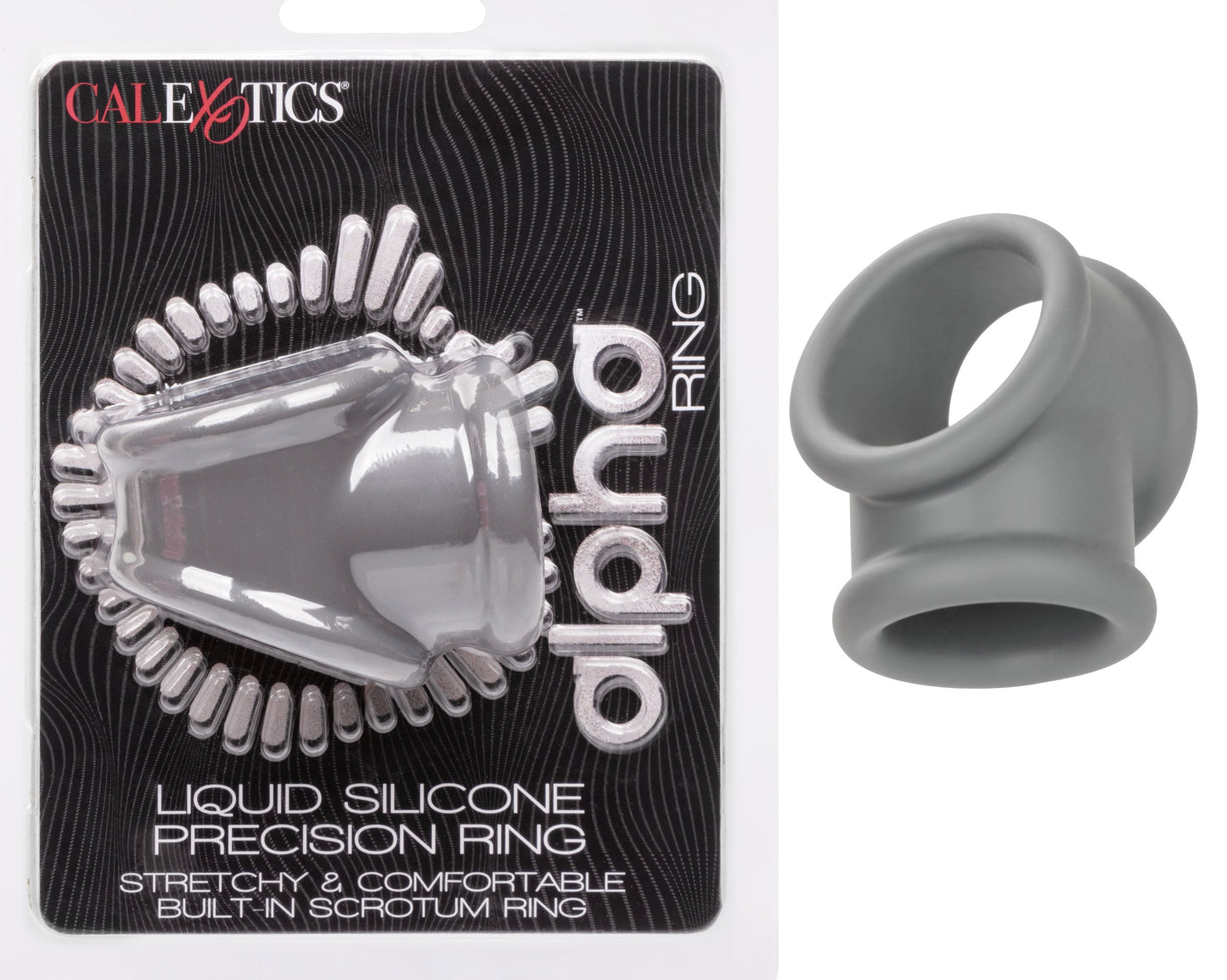 Alpha Liquid Silicone Precision Ring (Gray) – Ultra Stretchy Cock Ring > Cock Ring > Sling - Tophatter Daily Deals