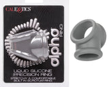 Alpha Liquid Silicone Precision Ring (Gray) – Ultra Stretchy Cock Ring > Cock Ring > Sling - Tophatter Daily Deals