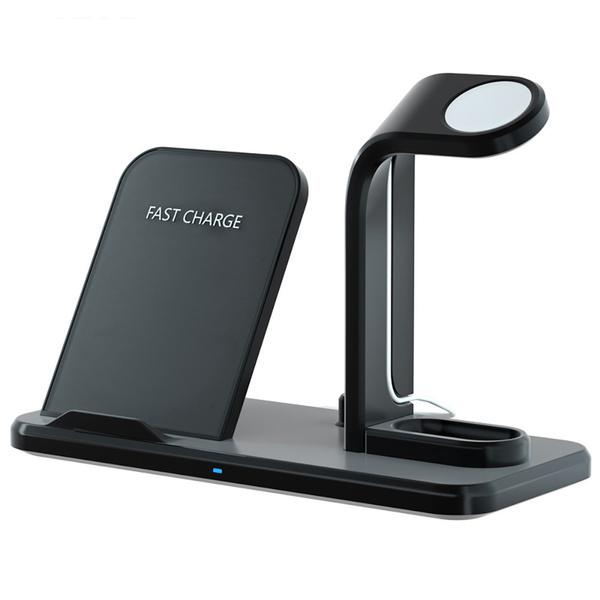 Qi 10W Fast Phone Wireless Charging Stand Charging Station - Tophatter Daily Deals