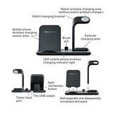 Qi 10W Fast Phone Wireless Charging Stand Charging Station - Tophatter Daily Deals