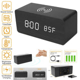 Qi Wireless Charger Digital Alarm Clock Household Appliances - Tophatter Daily Deals