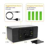 Qi Wireless Charger Digital Alarm Clock Household Appliances - Tophatter Daily Deals
