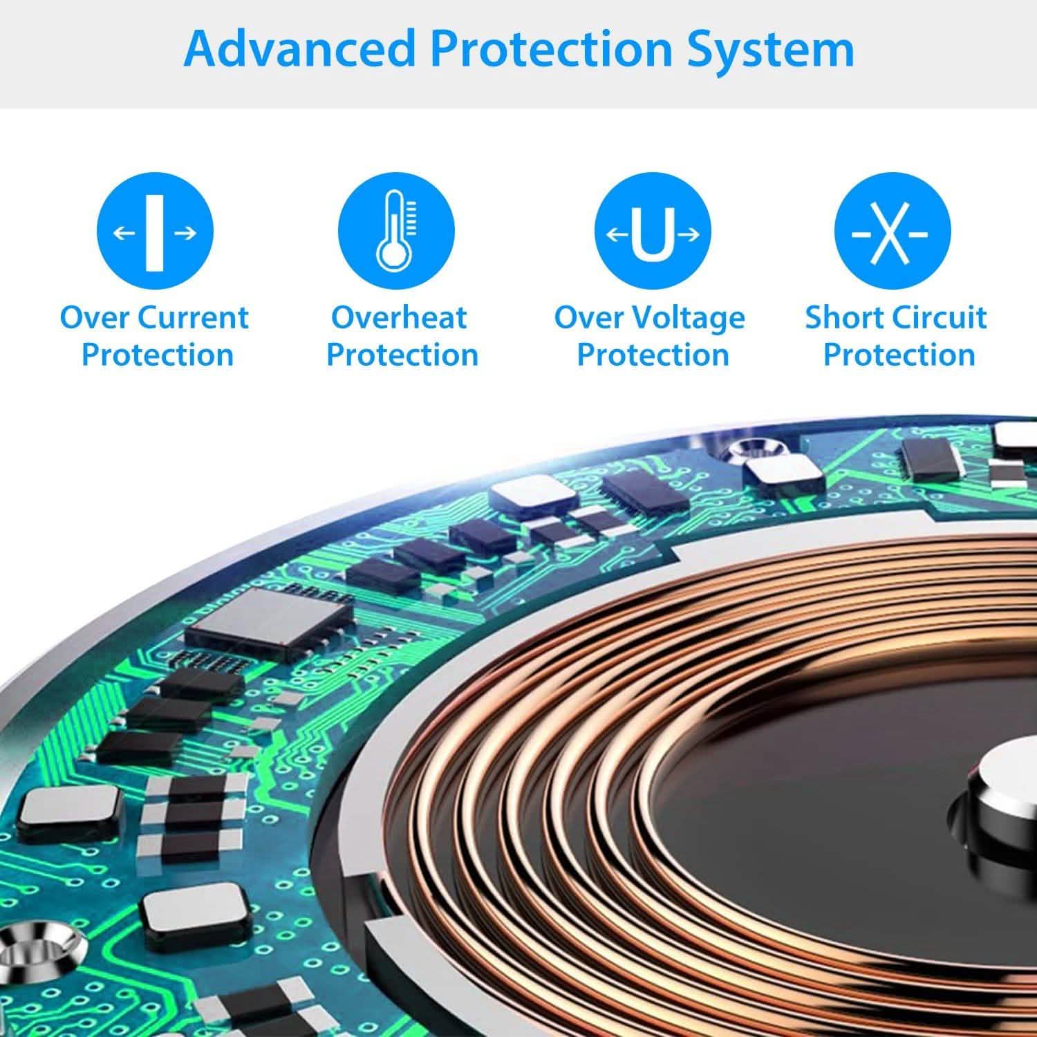 Qi Wireless Charging Station 10000mAh Power Bank Mobile Accessories - Tophatter Daily Deals