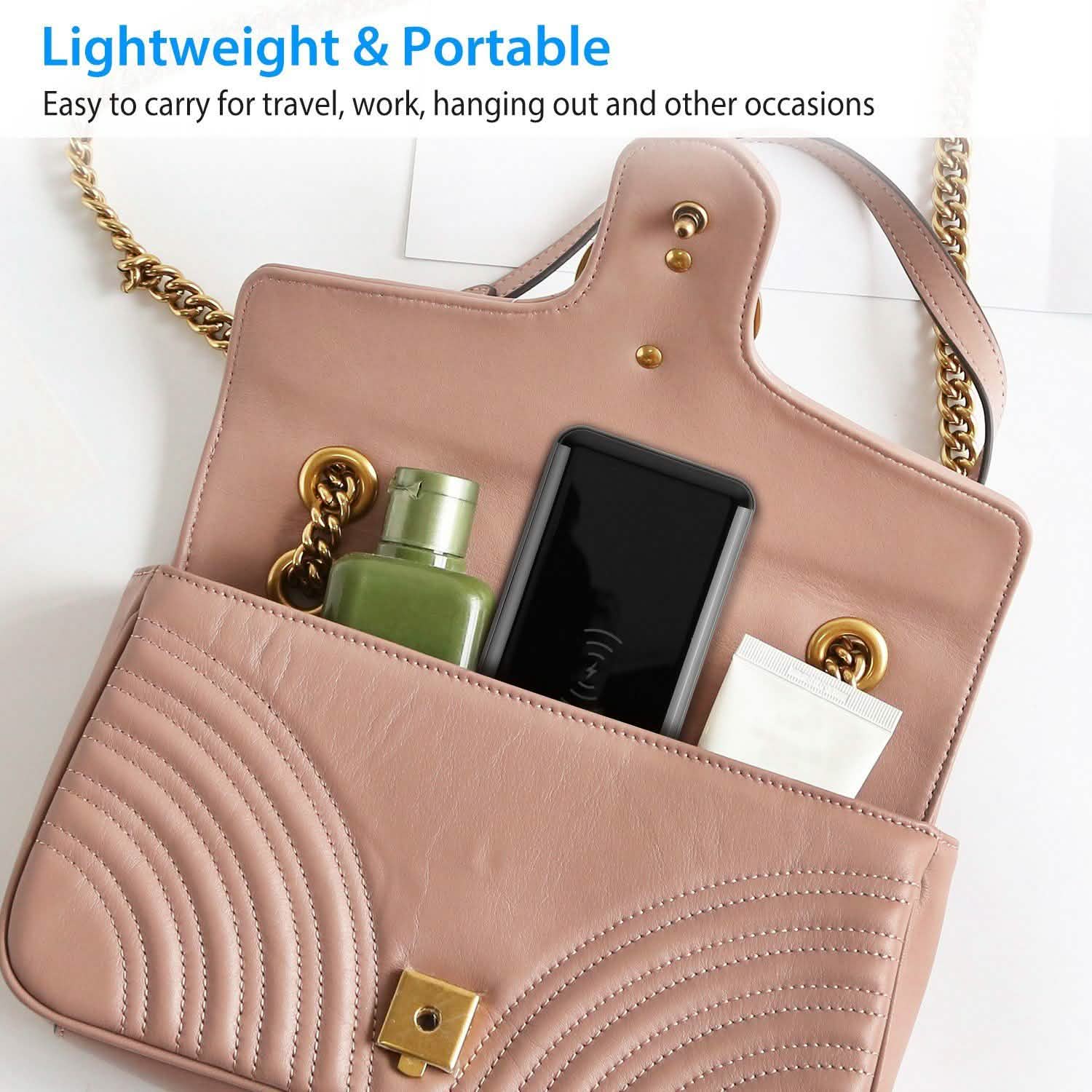 Qi Wireless Charging Station 10000mAh Power Bank Mobile Accessories - Tophatter Daily Deals