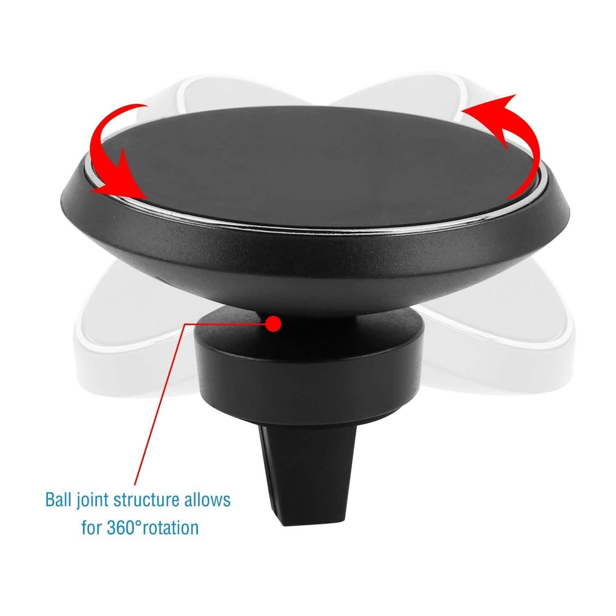 Qi Wireless Magnetic Car Charger Automotive - Tophatter Daily Deals