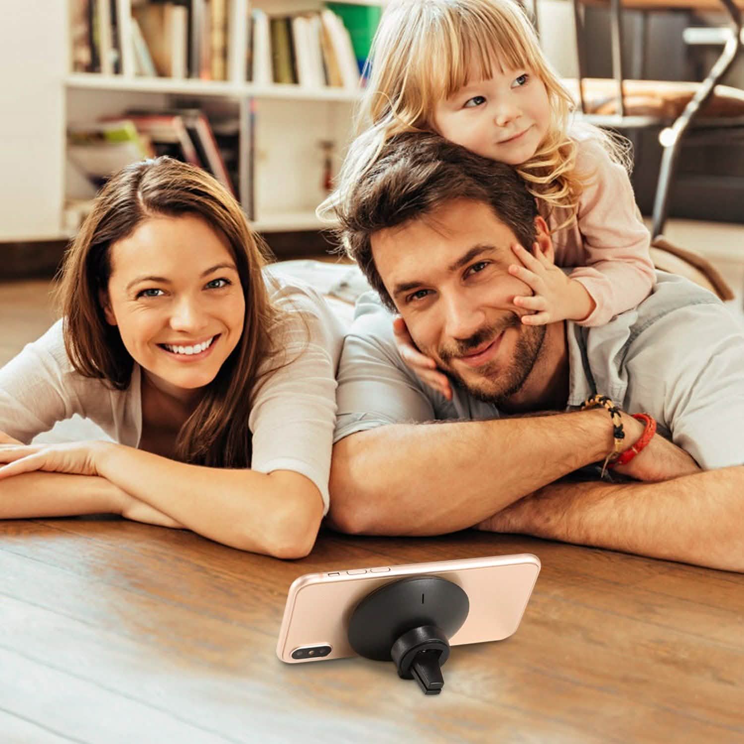 Qi Wireless Magnetic Car Charger Automotive - Tophatter Daily Deals