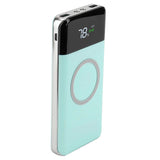 Qi Wireless Station 10000mAh Powerbank with 4 Modes Flashlight Blue Mobile Accessories - Tophatter Daily Deals
