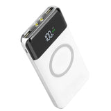 Qi Wireless Station 10000mAh Powerbank with 4 Modes Flashlight Mobile Accessories - Tophatter Daily Deals