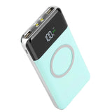 Qi Wireless Station 10000mAh Powerbank with 4 Modes Flashlight Mobile Accessories - Tophatter Daily Deals