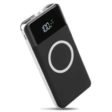 Qi Wireless Station 10000mAh Powerbank with 4 Modes Flashlight Mobile Accessories - Tophatter Daily Deals