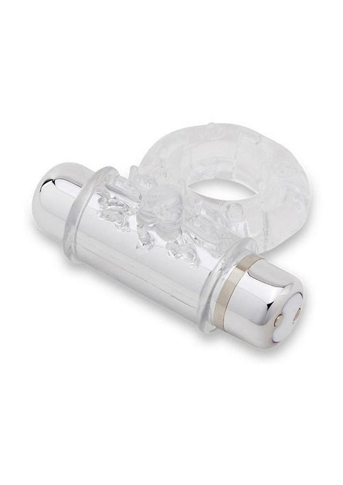 Nu Sensuelle Ultra Flex Mate (Black / Clear) – Couples Ring with Vibration > Cock Ring > Vibrating - Tophatter Daily Deals