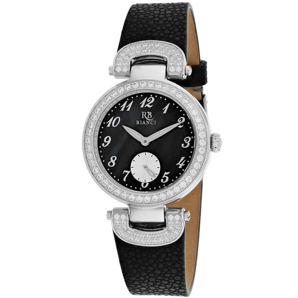 Roberto Bianci Women's Alessandra // RB0611 Black mother of pearl Watches - Tophatter Daily Deals