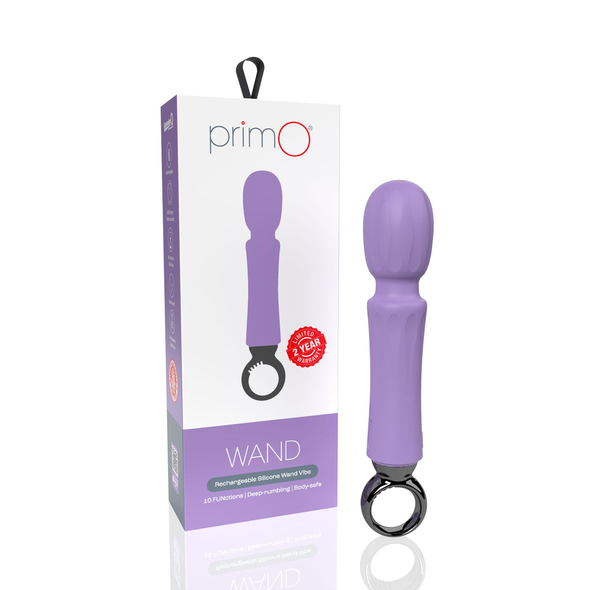 Screaming O PrimO Wand – Rechargeable Portable Wand Vibrator with 5+5 Vibration Functions > Sex Toys > Massage Wands - Tophatter Daily Deals