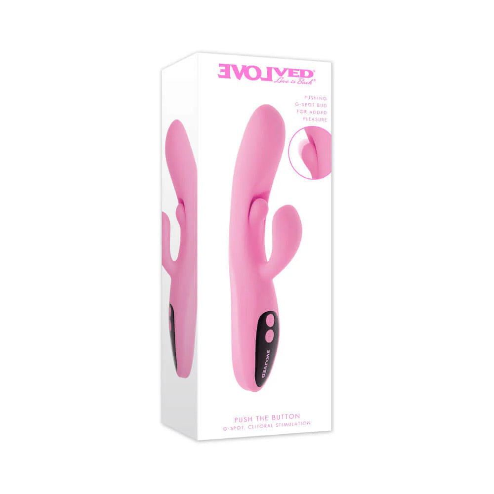Evolved Push The Button – USB Rechargeable 23.5 cm Rabbit Vibrator > Vibrators > Ladies > Rabbit - Tophatter Daily Deals