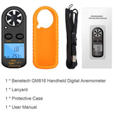 Qotone GM816 Digital Anemometer Wind-Speed Gauge Meter Outdoor Recreation - Tophatter Daily Deals