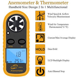 Qotone GM816 Digital Anemometer Wind-Speed Gauge Meter Outdoor Recreation - Tophatter Daily Deals