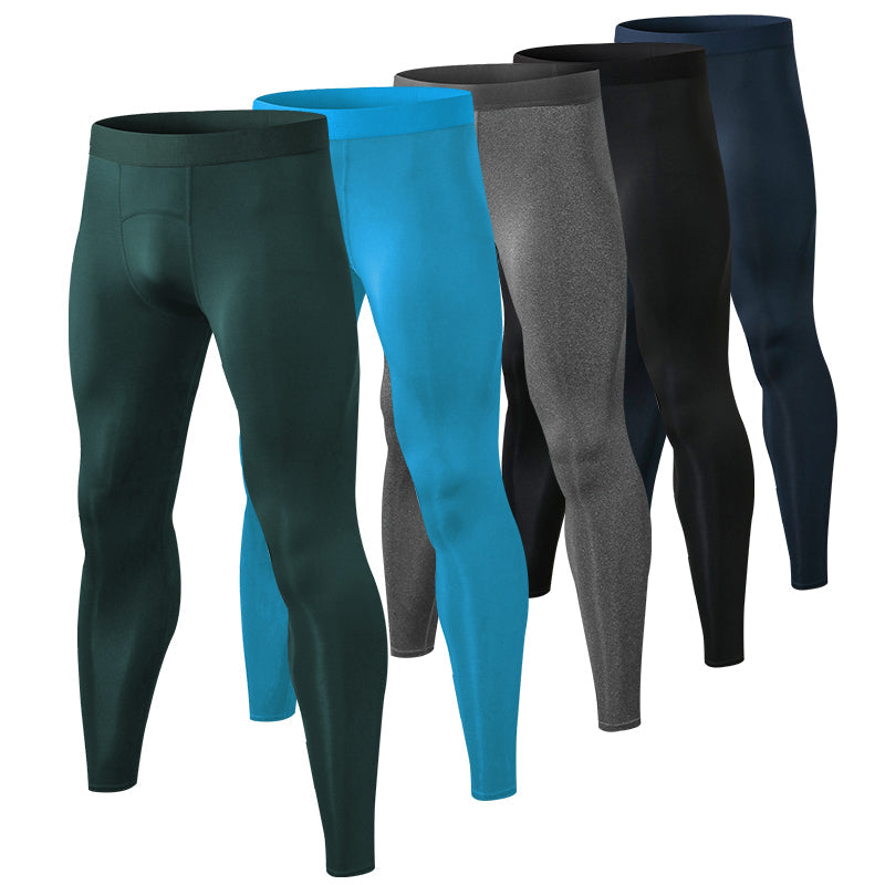 Quick Dry Gym Fitness Sports Pants Men Running Leggings Leggings - Tophatter Daily Deals