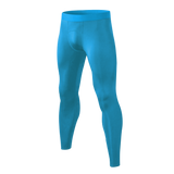 Quick Dry Gym Fitness Sports Pants Men Running Leggings Sky Blue Leggings - Tophatter Daily Deals