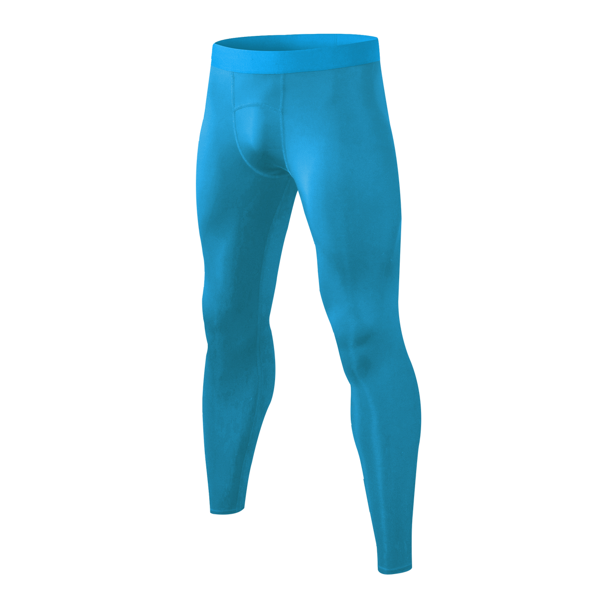 Quick Dry Gym Fitness Sports Pants Men Running Leggings Sky Blue Leggings - Tophatter Daily Deals
