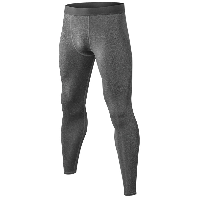 Quick Dry Gym Fitness Sports Pants Men Running Leggings Gray Leggings - Tophatter Daily Deals